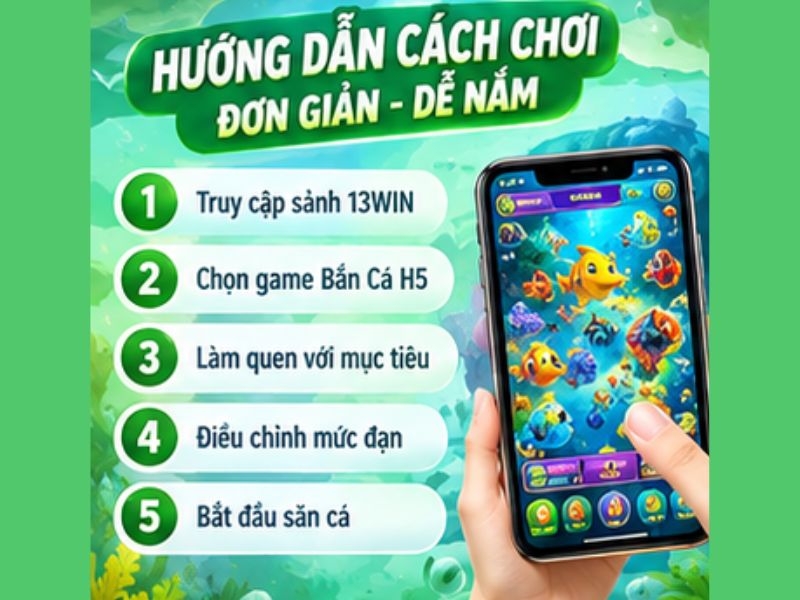 Cách Chơi Bắn Cá H5 13WIN Cho Người Mới