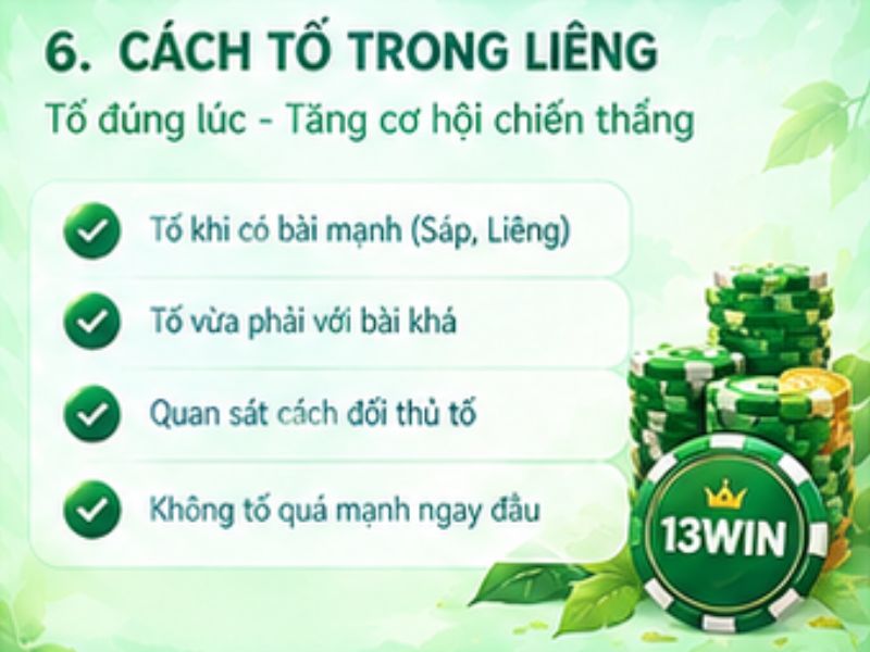 Cách tố trong Liêng 13WIN