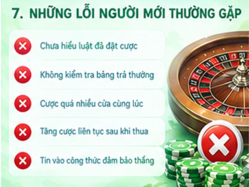 Những lỗi người mới thường mắc phải