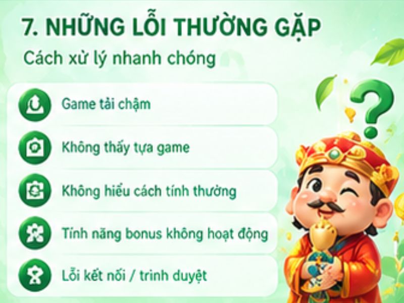 Những lỗi thường gặp khi chơi
