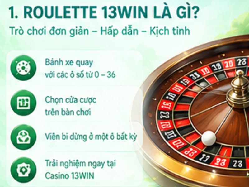 Roulette 13WIN là gì?