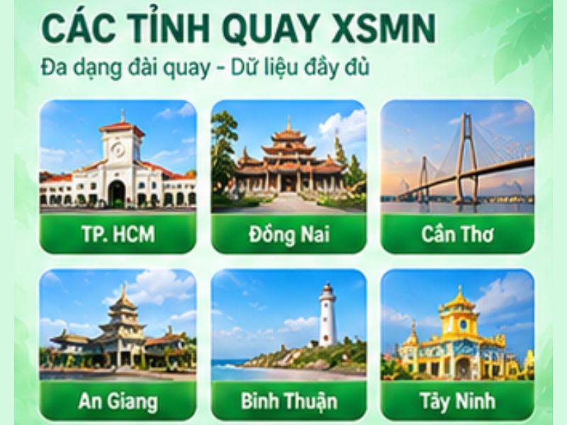 Soi cầu XSMN theo từng đài