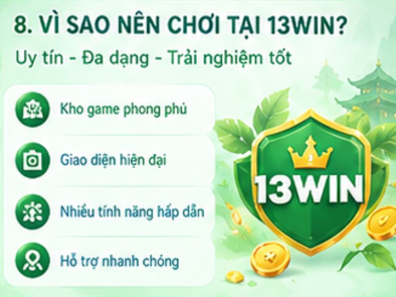 Vì sao nên trải nghiệm Nổ Hũ Thần Tài tại 13WIN